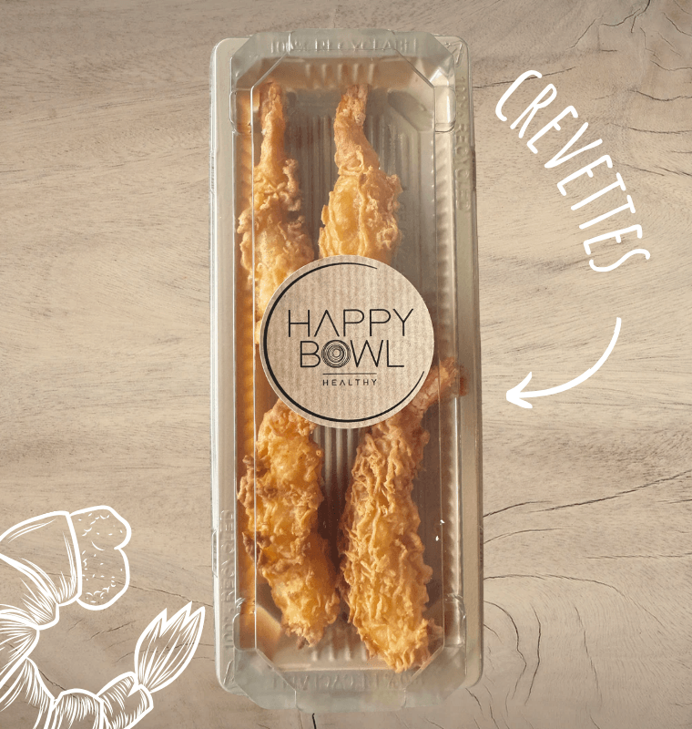 Crevettes tempura